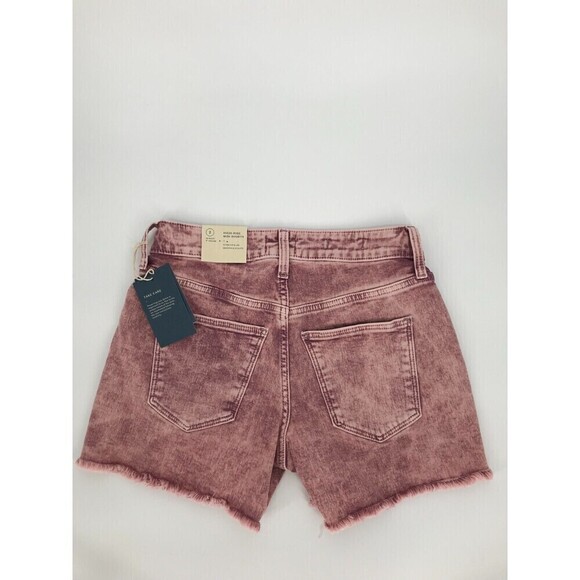 Universal Threads‎ Womens High Rise Midi Denim Jean Shorts Size 2/26 Pink - Picture 4 of 10